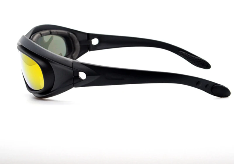 Polarisierte Armee Sonnenbrille - 4 Linsen Set Für Outdoor Sport