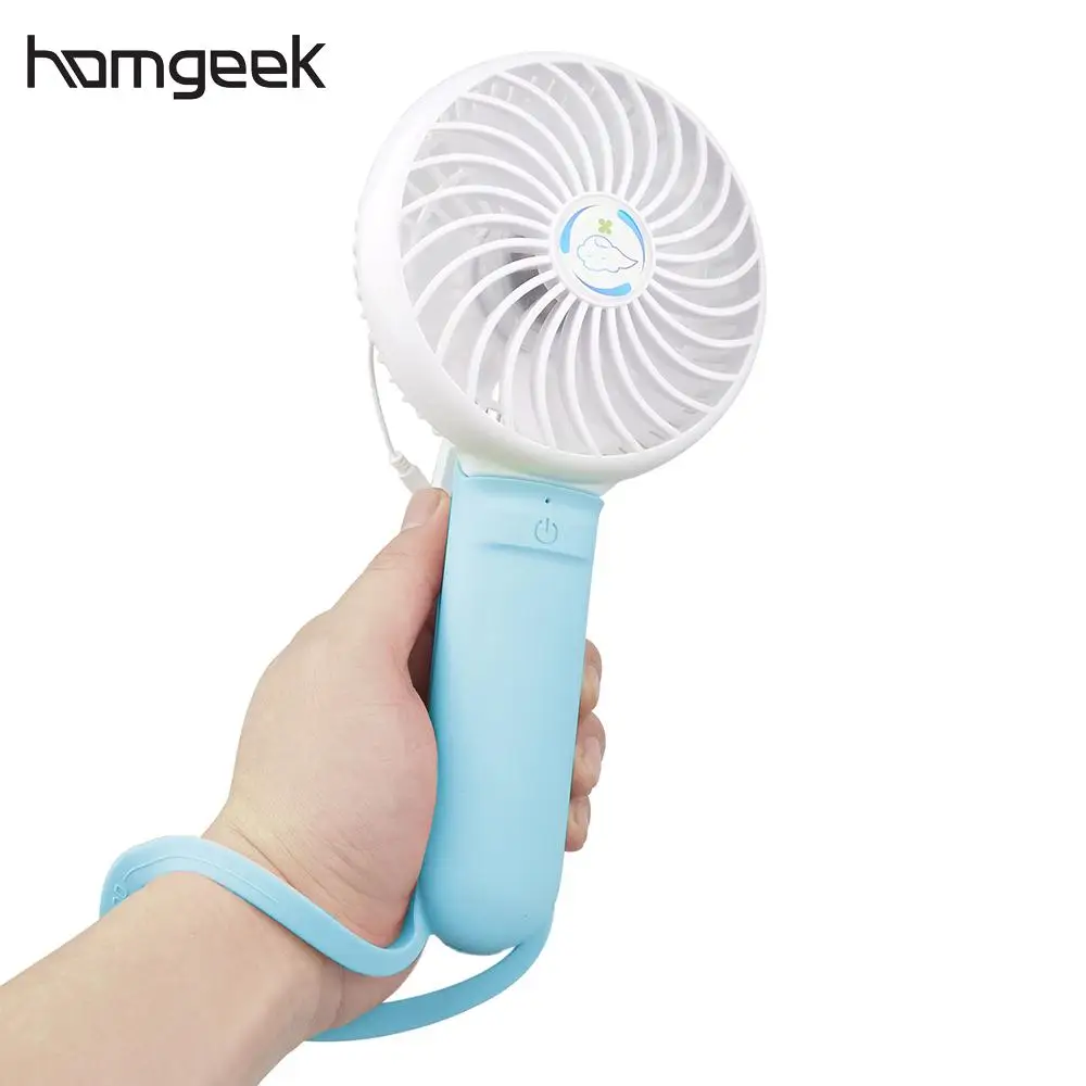 

Homgeek 3 in 1 Multifunction Mini Portable USB Fans with 3 Level Adjustable Fan Speed Selfie Stick Handheld Fan for Outdoor