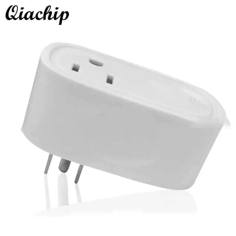 

QIACHIP US Plug Standard AC 125V 15A Socket Wifi Wireless Socket Remote Control Switch Outlet For Smart Home Light LED Lamps Diy