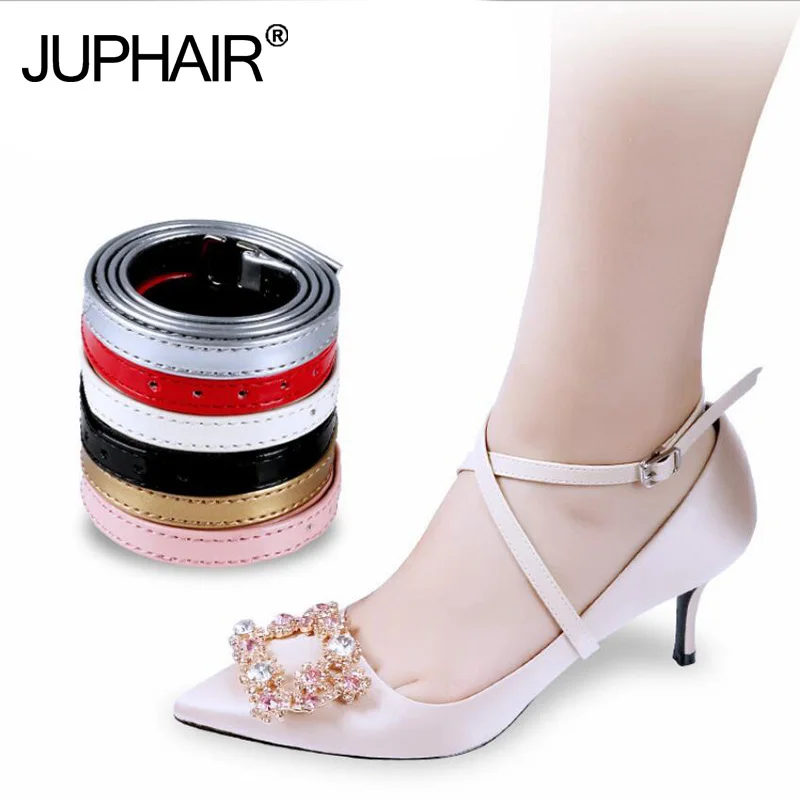 

1 Pair High Quality Detachable Lady high-heeled Shoelace Pumps Anti-slip Shoe Strap With Buckle Shoelaces Replacement Accessorie