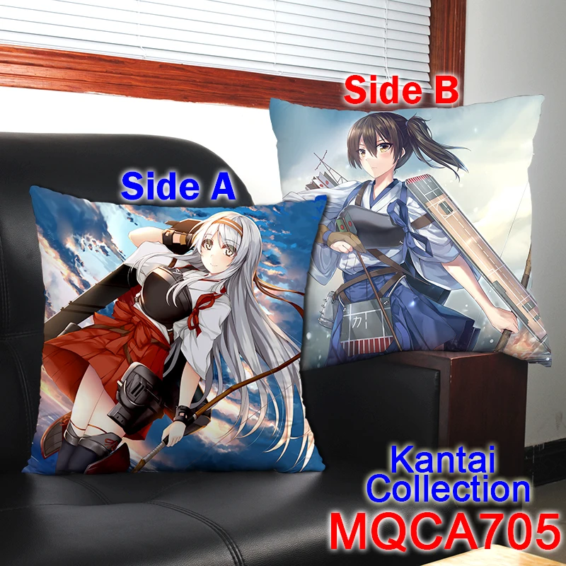 45x45 см Декоративные подушки под заказ Kantai Collection Yamato мягкие двухсторонние с