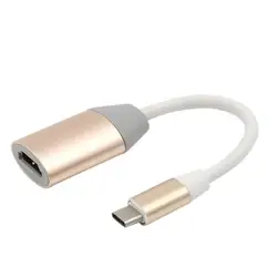 Тип C USB3.1 для hdmy кабеля переходника USB-C мужчина к HDMI Famale 4 K hd-конвертер для Samsung Galaxy S8/S9 Plus/Note 8/Macbook