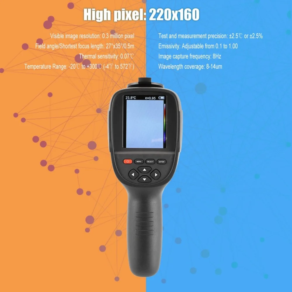 

movement sensor kinect Thermal Imaging Camera Infrared Imaging Sensor Visible Light Camera Built-in Chargeable Battery