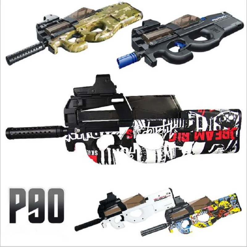 

Live CS P90 Electric Toy Gun Orbeez Paintball Assault Snipe Weapon Soft Water Bullet Pistol with bullets Toy Boy Weapons toy