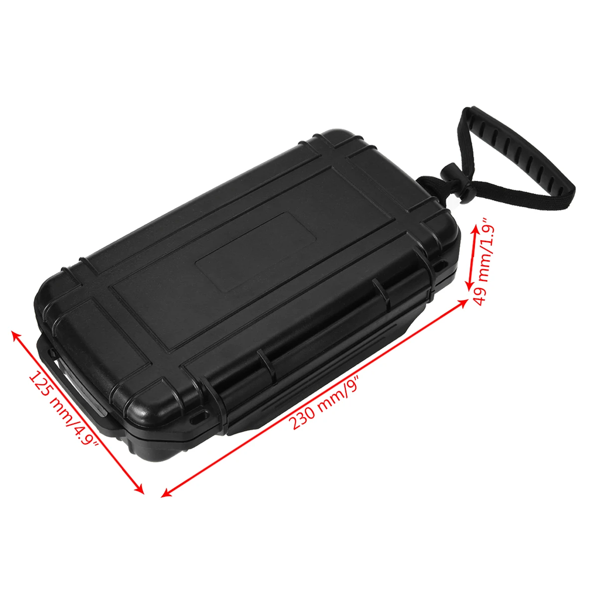 New Travel Waterproof Dust-proof Shockproof  5 Cigars Caddy Case Box with Humidor Smoking Accessories