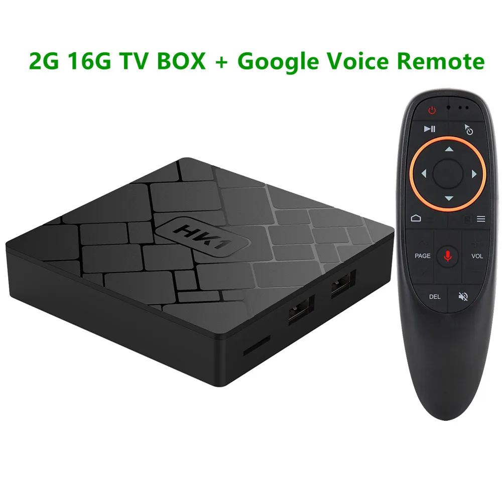 Transpeed Android Smart tv BOX Google Голосовое управление 4 K Amlogic S905W 2G 16G телеприставка Wifi
