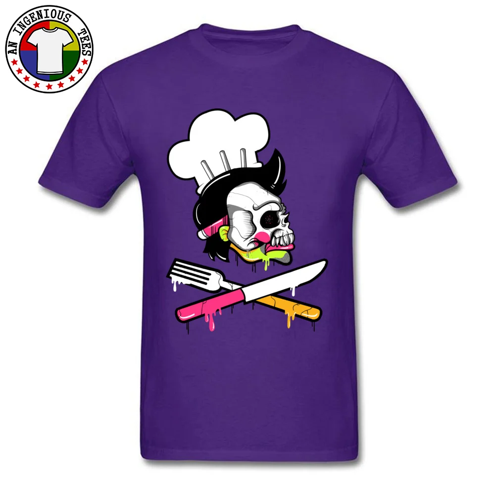 Jolly roger Tshirts Funny Short Sleeve Oversized O Neck Pure Cotton Tops & Tees Personalized Tee-Shirts for Men Summer Fall Jolly roger purple