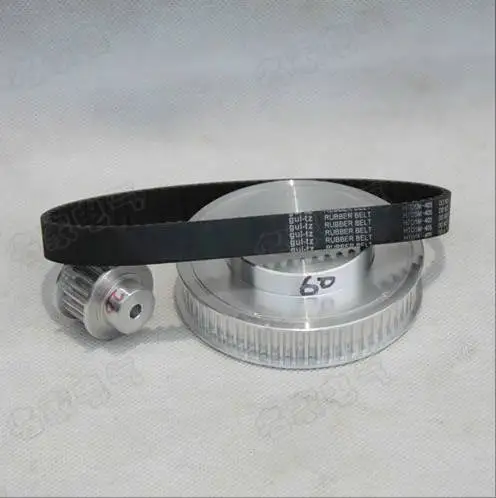 

Timing belt pulleys timing belts timing belt deceleration suite 3M (8:1) CNC Engraving machine parts