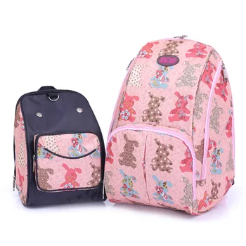 

Multipurpose Thermal Fashion 2 Pcs/Set Baby/Mother Baby Diaper Bag Backpack Nappy Storage Holder Maternity 2017 DAE