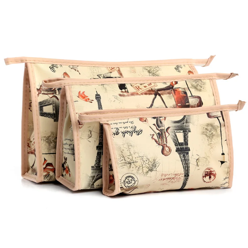 3 Pcss косметичка комплект Модные прозрачные сумки водостойкие мыть дамы составляют мешок Neceser путешествия несессер Blosa Sac - Цвет: Style 13