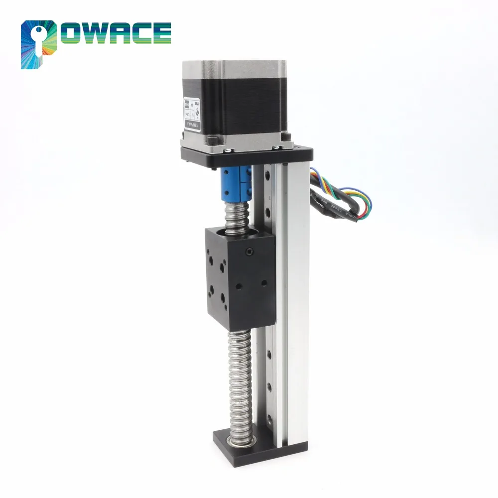 CBX 1605 100mm Slide Stroke Linear Z Axis Precision Ball Screw+57 Stepper Motor