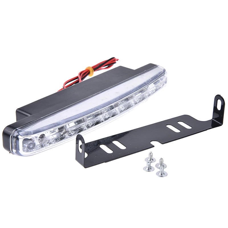 

1set 15.5* 2 * 4 cm 8LED Daytime Running Light Cars DRL The fog Driving Daylight Head drl lamps For Automatic Navigation Lights