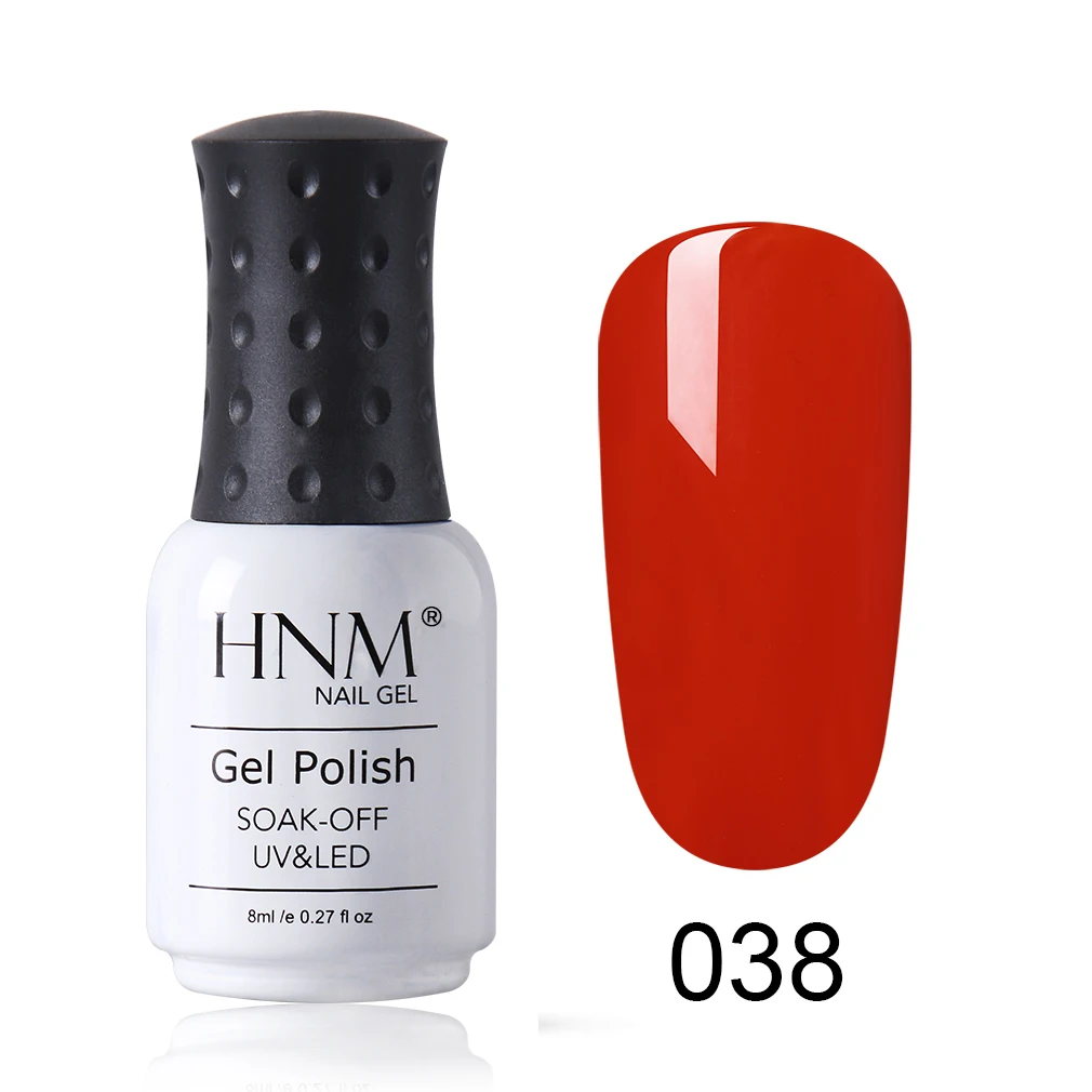 HNM гель для ногтей чистый цвет 8 мл Гель-лак для ногтей базовое верхнее покрытие впитываемый УФ-и светодиодный Перманентный эмалин лак для ногтей - Цвет: 30038