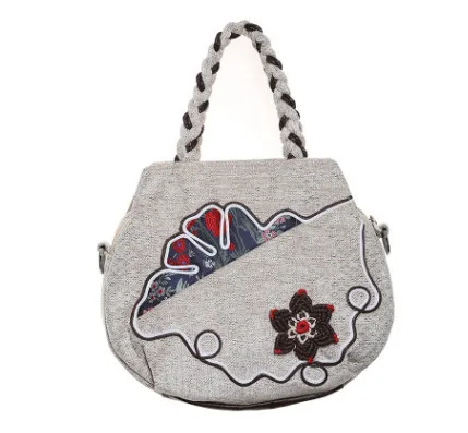 

Fashion String Appliques Women Shopping Multi-use Bags!All-match Lady casual Shoulder&Handbags Small Floral Appliques Carrier