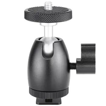 

HFES Mini Ball Head with Lock and Hot Shoe Adapter Camera stent