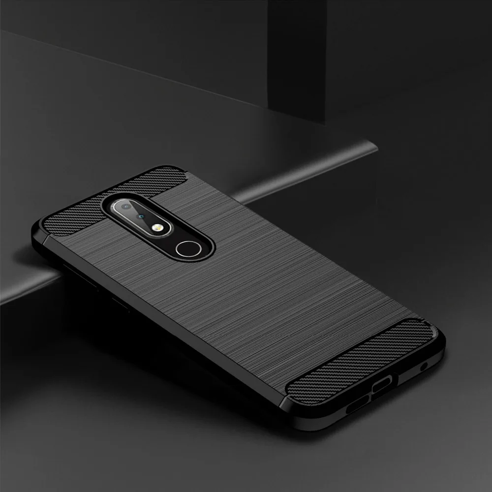 

Brushed Texture Case For Nokia 6.1 7.1 8.1 2.1 3.1 3.2 4.2 5.1 Plus 9.1 2 3 5 6 2018 7 8 9 PureView X3 X71 Cover Carbon Case