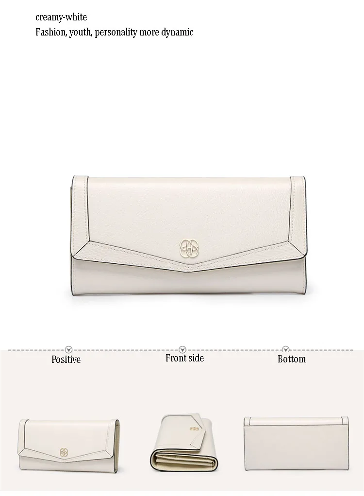 Fashion luxury Long Women Wallets Coin Pocket Multi-function Hand bag Bifold Hasp Female Dollar Bag Girl Natural Genuine Leather  605