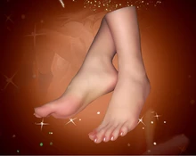new girls exciting foot feet soft toe mold to simulate natural clear nail skin tanning,feet sex toy foot model