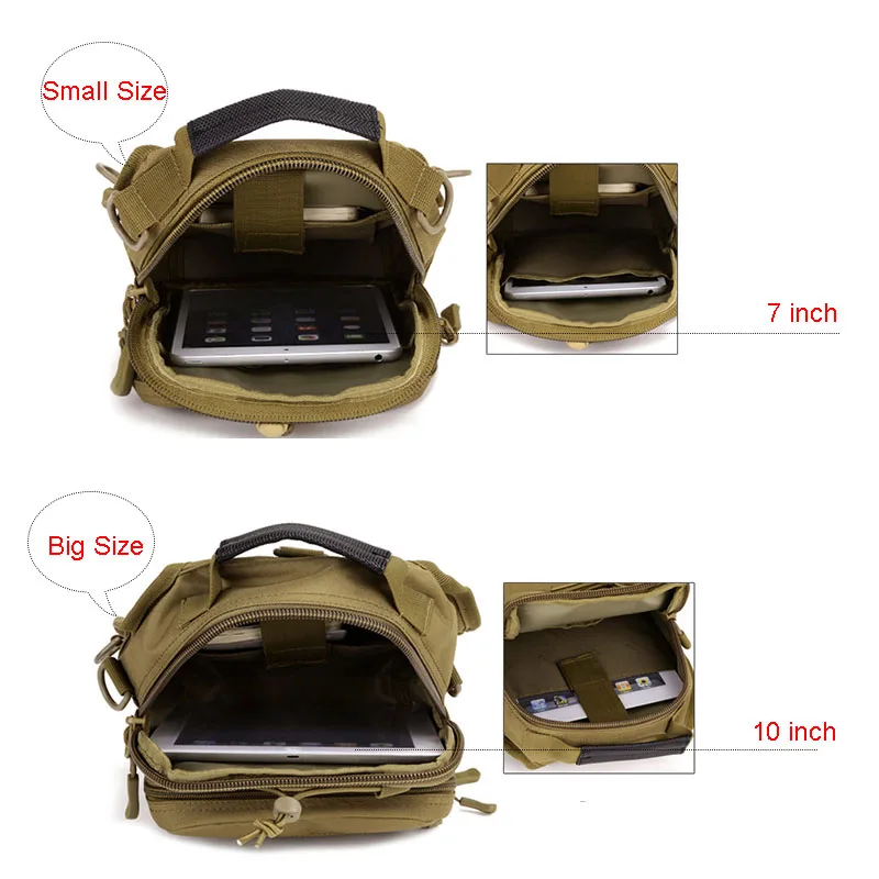 Kaufen Taktische tasche Molle Angeln Wandern Rucksäcke Jagd Taschen Sport Brust Sling Schulter Rucksack Militär Armee Mochila Tas XA598WA