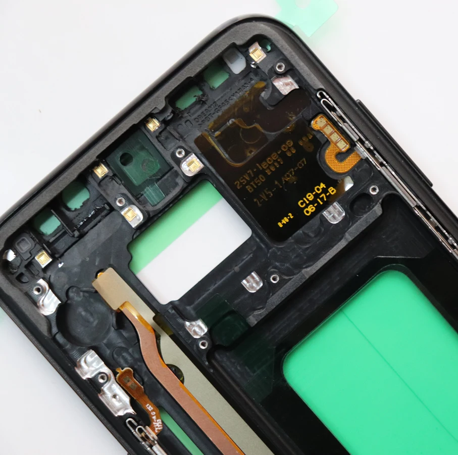 Оригинальная средняя рамка для Samsung Galaxy S8 G950F S8+ плюс G955F металлический Корпус ободок шасси запасные части с сигналом точка