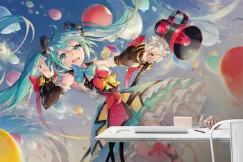 

[Self-Adhesive] 3D Hatsune Miku Magic 33 Japan Anime Wall Paper mural Wall Print Decal Wall Murals