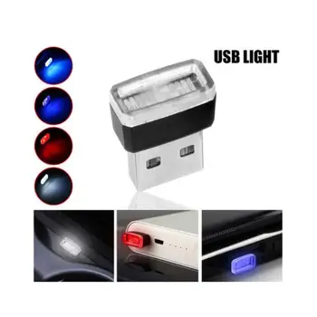 

MINI USB Car Interior Lighting Lamp Portable Wireless Atmosphere LED Light For Notebook PC Computer Power Bank Emergency Lights