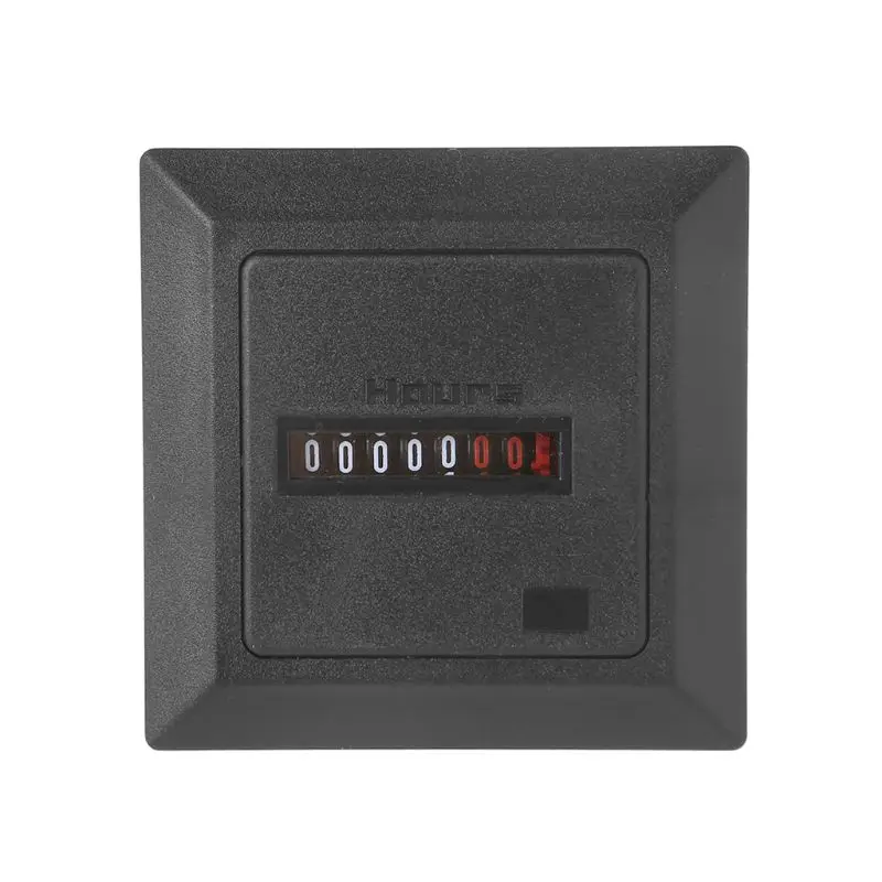 HM-1 Timer Square Counter Digital 0-99999.9 Hour Meter Hourmeter Gauge 0.3W AC220-240V / 50Hz AC