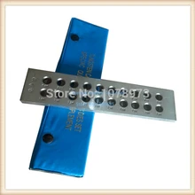 20 отверстий, половинные круглые опорные пластины, размер отверстия 5,10-7,00 мм, карбид вольфрама