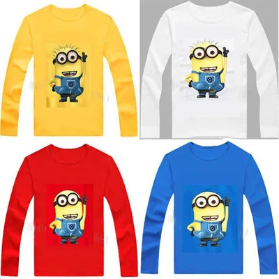 Boys Girls Childs Childrens Kids Despicable Me Minions TShirt Tee Top Minion 