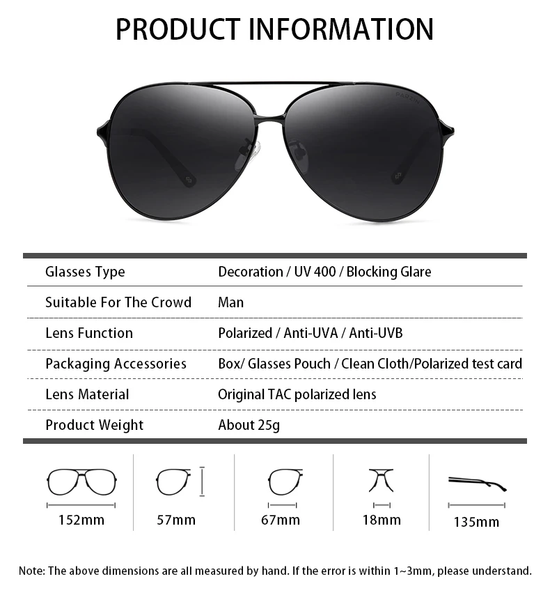 Men Polarized Aviation Alloy Frame Sunglasses - dealsgala