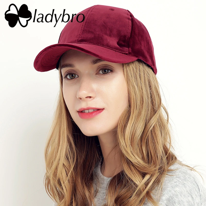 Модная брендовая Кепка Ladybro женская шапка для папы Мужская бархатная бейсболка
