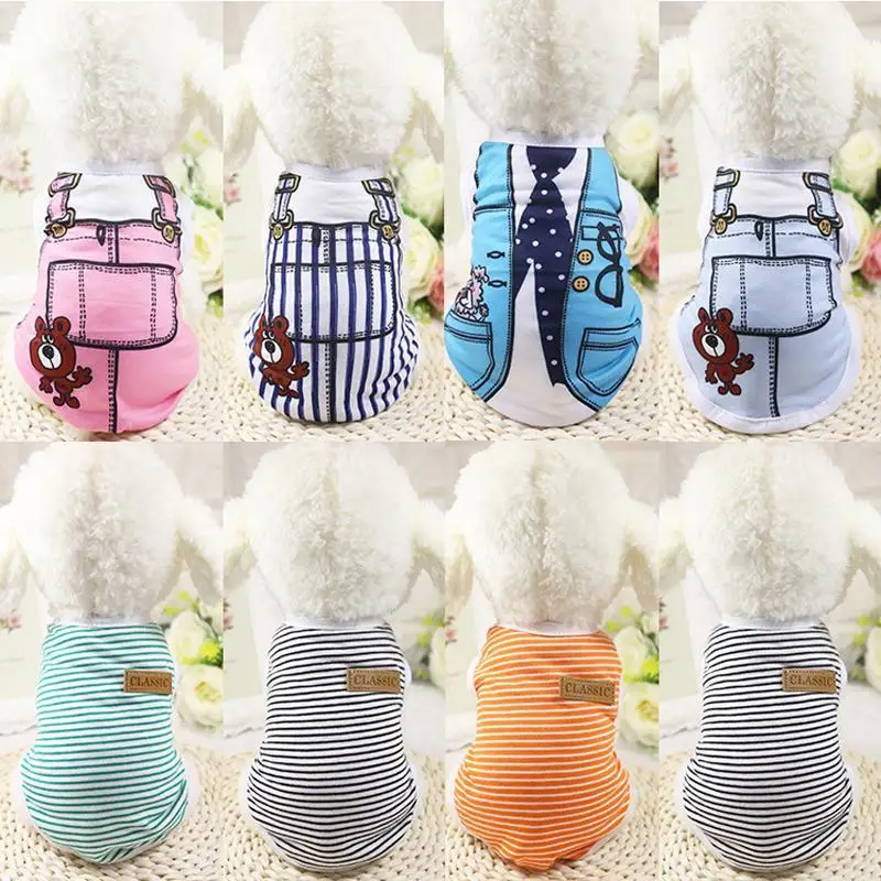 Dog Clothes for Dogs Summer Cotton Soft Puppy Chihuahua Vest Clothing
