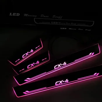 日産キャシュカイ J11 2017 2018 2019 アクセサリーステンレススチールドアシルスカッフプレートガードプロテクター車のスタイリングオートステッカー