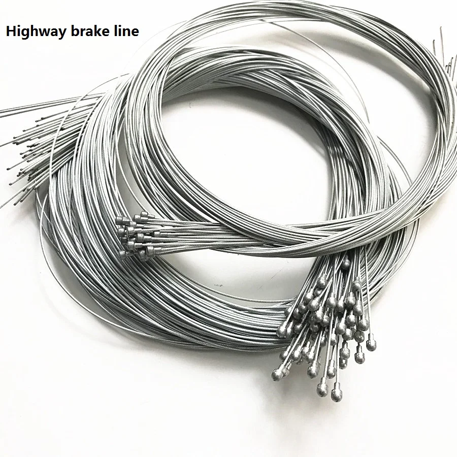 Free Shipping 30pcs quality road bike brake line steel brake line 30pcs