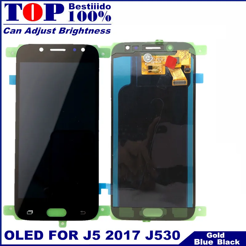 J530 ЖК-дисплей Замена для Samsung Galaxy J5 J530 J530F SM-J530F J530M ЖК-дисплей Дисплей с кодирующий преобразователь сенсорного экрана в сборе