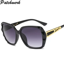 Роскошные женские солнцезащитные очки модные круглые женские винтажные Ретро брендовые Дизайнерские Большие женские спортивные солнцезащитные очки UV400