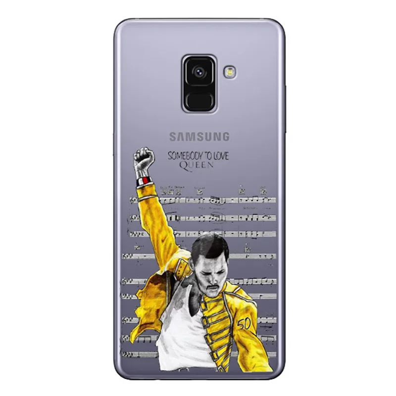 Freddie Mercury Rainha banda Qualidade Роскошный чехол для телефона для samsung S6 7 8 9 Plus Edge Note 8 9 силиконовый чехол