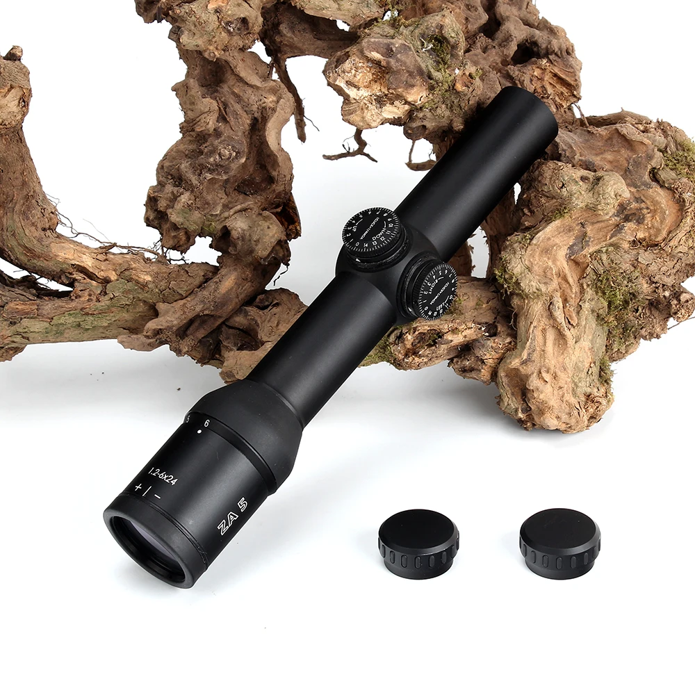 MINOX ZA 5i HD 1.2-6X24 IR BDC 800 Reticle Compact Hunting Rifle Scope Long Eye Relief Tactical Optical Sight RifleScopes (8)