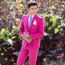 Red blazer men formal dress latest coat pant designs suit men costume homme terno masculino marriage wedding suits for men’s