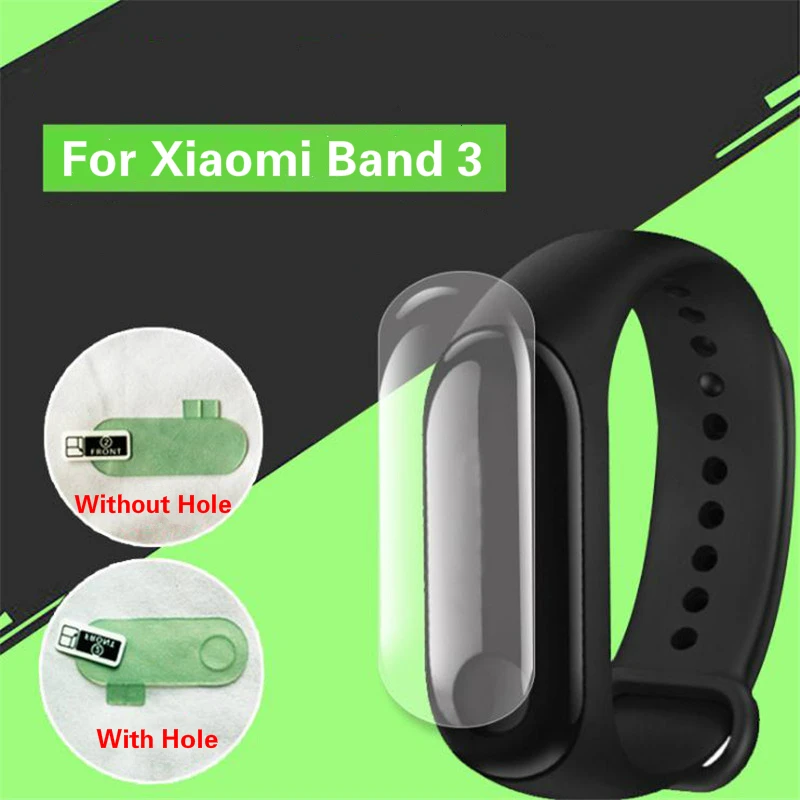 

UVR 5PCS For Mi Band 3 TPU Screen Protector Film for Original Xiaomi Mi Band 3 Smart Wristband Ultrathin Miband 3 TPU Film