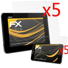 Для Asus padfone S(телефон 5 дюймов+ планшет 9 дюймов) 5 компл./лот Розничная упаковка ЖК-прозрачная защитная пленка для экрана Защитная пленка