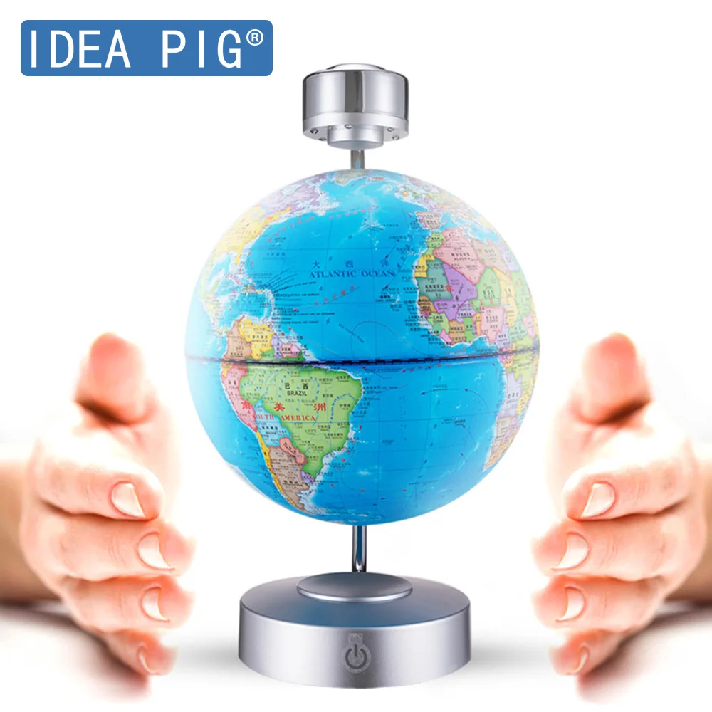 

2019 Newest 88 Constellations Magnetic Levitation Geography Globe Floating World Map with LED Light Children Learning Toys