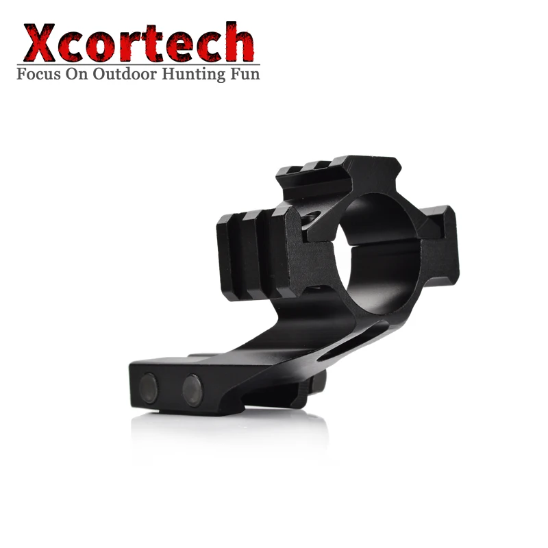 Tactical Tri-Rail Scope Mount Flashlight Laser Mounts 25.4 mm 30mm Ring Cantilever Riflescope Mount Rail For AR-14 M4 M16