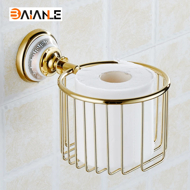 US $37.5 35% OFF|Europäische Massivem Messing Gold Papierkorb Papierhalter Vintage Chrom Poliert keramik Papier Box Wandhalter Bad accessoires in ... US $37.5 35% OFF|Europäische Massivem Messing Gold Papierkorb Papierhalter Vintage Chrom Poliert keramik Papier Box Wandhalter Bad accessoires in ...