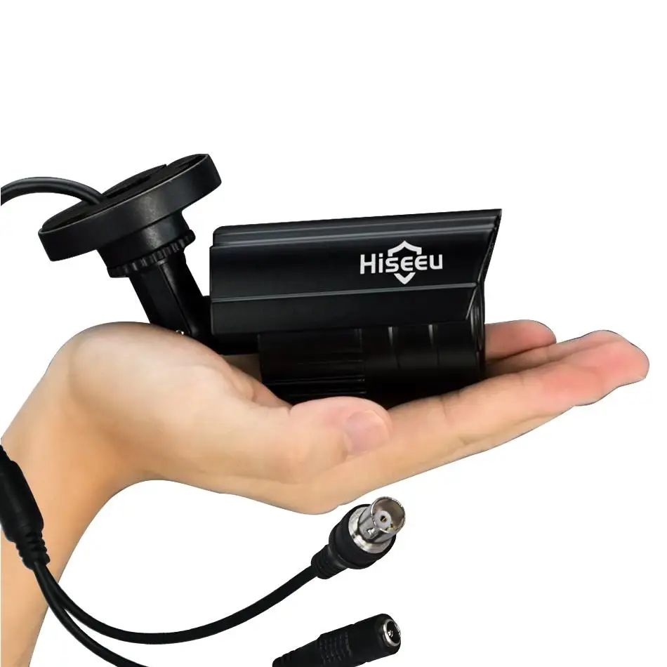 Hiseeu AHDH 1080P металлический чехол AHD аналоговая Высокая четкость металлическая камера AHD CCTV камера безопасности для улицы AHBB12