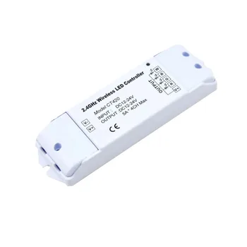 

12-24VDC input 5A*4 channel LED RGBW Controller With RF or 2.4GHz Control LED Wireless Controller Series CT420