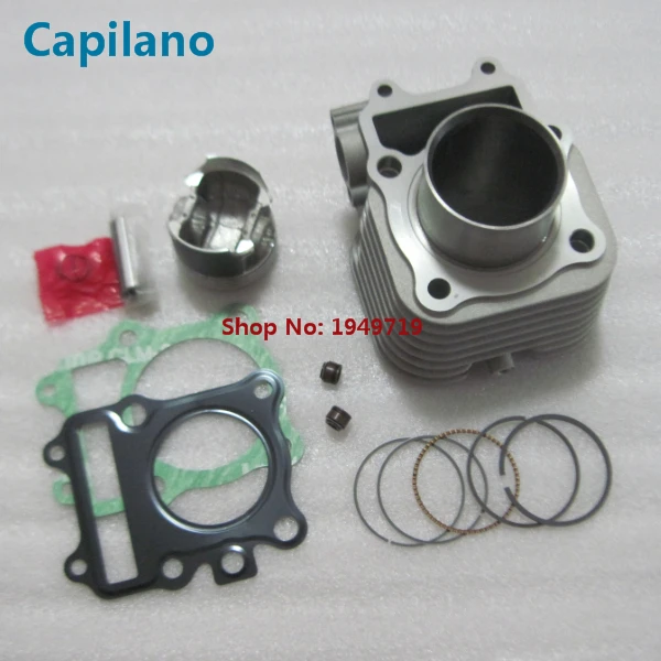 

motorcycle AN125 cylinder block engine block with piston suit for SUZUKI 125cc AN 125 engine spare parts
