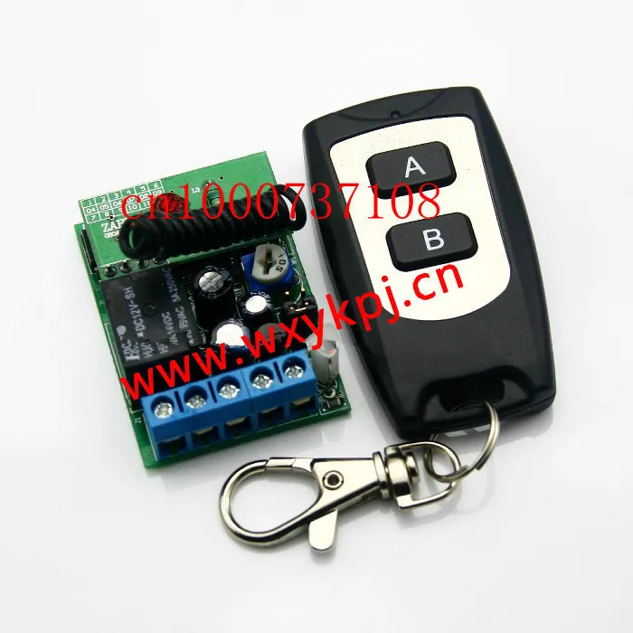 

12v 1ch rf wireless remote control power switch delay Time relay is adjustable automation zwave