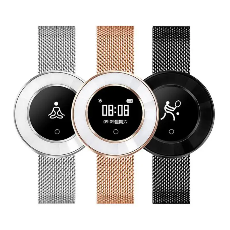 

Smart Watch Women IP68 Waterproof Heart Rate Monitoring Blood Pressure Lady Smartwatch Fitness Tracker Bracelet