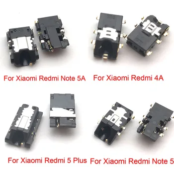 

2 Pcs , Earphone Headphone Audio Jack Flex Cable For Xiaomi Redmi 3 3S 6 6A 4A 5 Plus Note 5 5A 4 4x Note 7 Pro